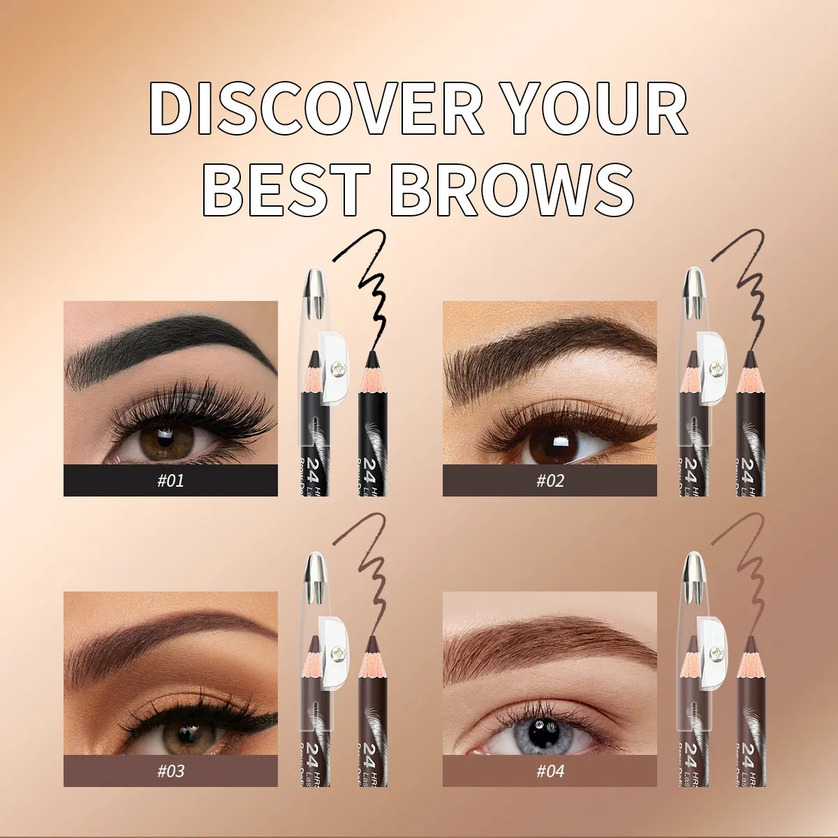 SAS Waterproof Long-Lasting Natural Brow Pen SAP007 3 sas brow pen waterproof non fading brow tint natural long lasting sap007 SPU947535449097 9957