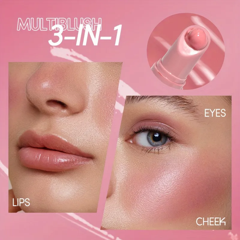 USHAS 4-Color Liquid Blush Eyeshadow Lip Cheek Shimmer FS324 3 ushas 4 color liquid blush eyeshadow lip cheek dual use contour natural fine shimmer fs324 SPU929510167685 8245
