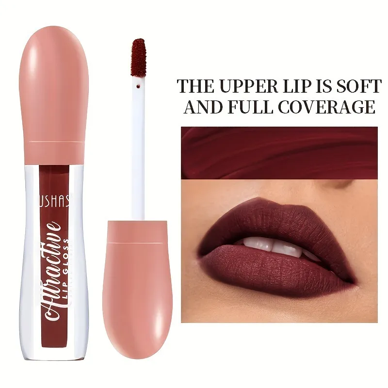 USHAS 6-Color Matte Liquid Lipstick - Long-Lasting & Waterproof 5 ushas 6 color matte liquid lipstick long lasting non sticky non fading waterproof lip gloss SPU726090998079 300