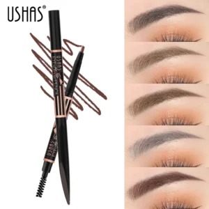 USHAS 6-Color Multi-Use Waterproof Brow & Eyeshadow Pen with Brush