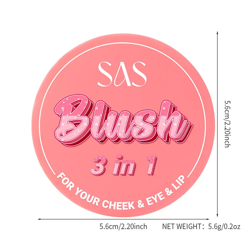 USHAS Blush Natural Glow Lightweight & Waterproof SAC002 1 ushas blush lightweight fine texture long lasting waterproof natural glow sac002 SPU926475795553 7846