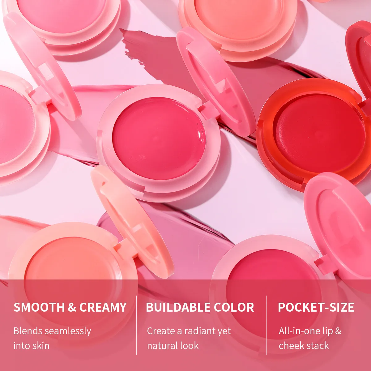USHAS Blush Natural Glow Lightweight & Waterproof SAC002 3 ushas blush lightweight fine texture long lasting waterproof natural glow sac002 SPU926475795553 7848