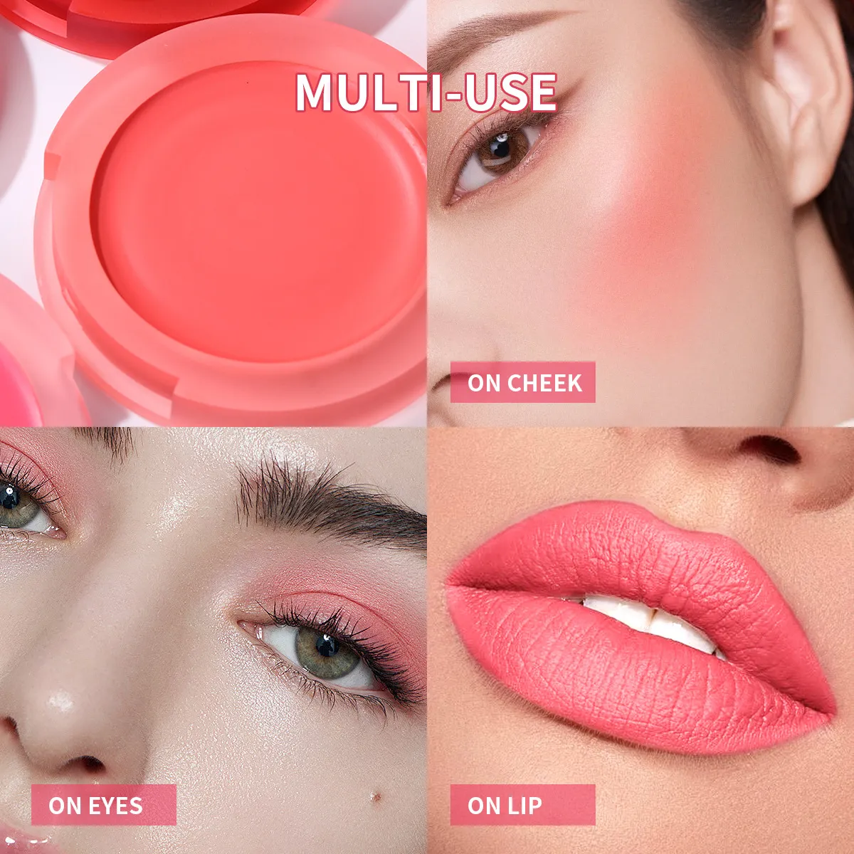 USHAS Blush Natural Glow Lightweight & Waterproof SAC002 4 ushas blush lightweight fine texture long lasting waterproof natural glow sac002 SPU926475795553 7849