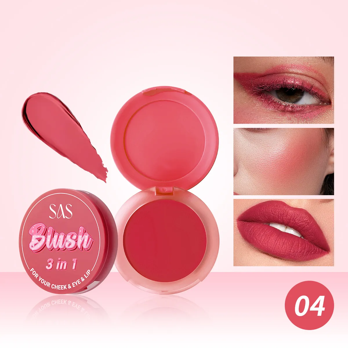 USHAS Blush Natural Glow Lightweight & Waterproof SAC002 12 ushas blush lightweight fine texture long lasting waterproof natural glow sac002 SPU926475795553 7857