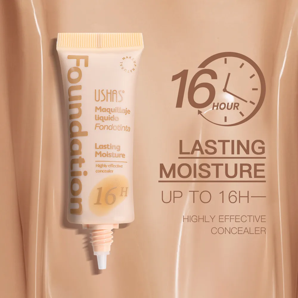 Full Coverage Concealer Foundation for Dark Circles & Acne UC100 - USHAS 2 ushas concealer foundation cover dark circles acne scars waterproof non fading uc100 SPU948119756366 10181