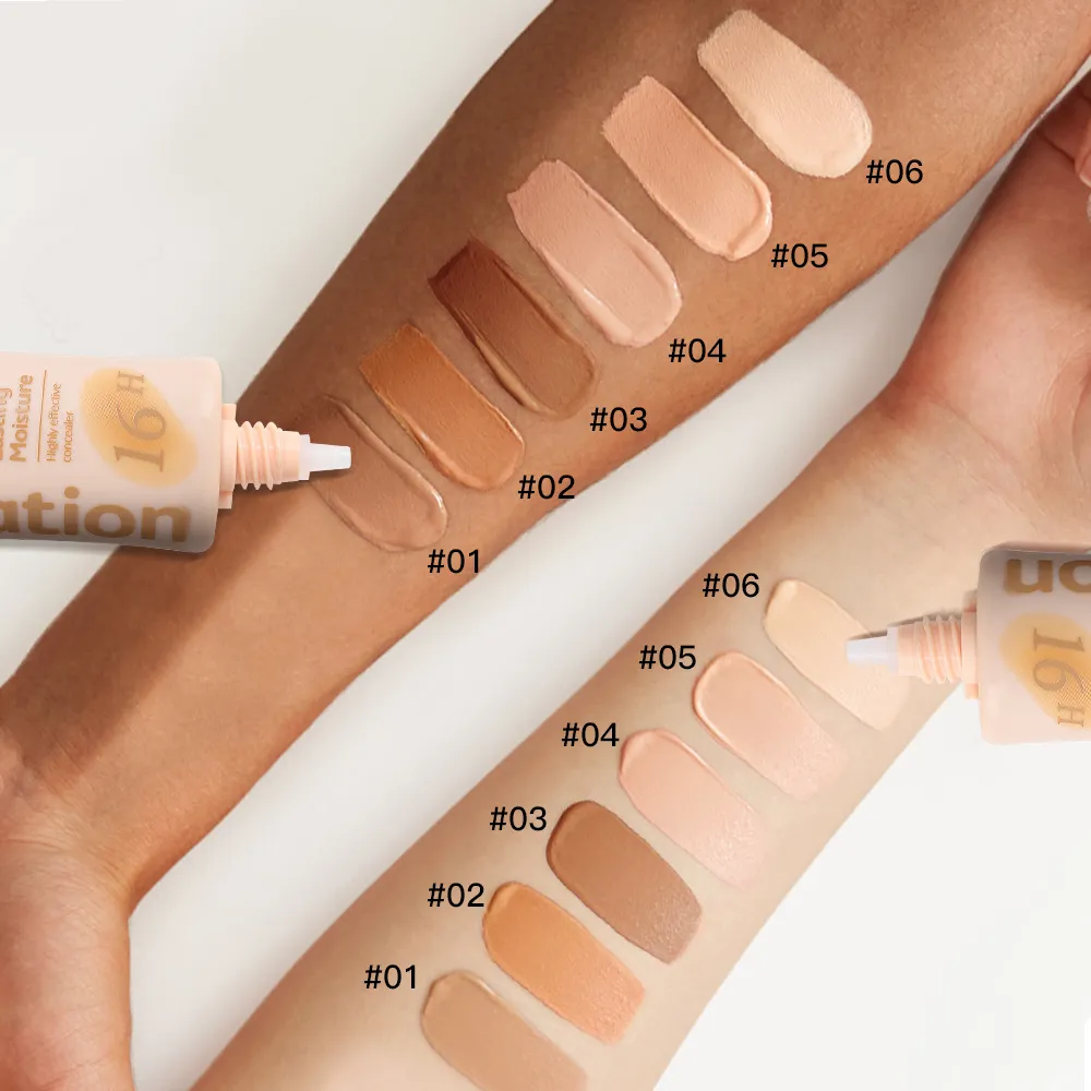 Full Coverage Concealer Foundation for Dark Circles & Acne UC100 - USHAS 4 ushas concealer foundation cover dark circles acne scars waterproof non fading uc100 SPU948119756366 10183
