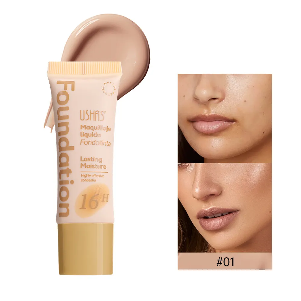 Full Coverage Concealer Foundation for Dark Circles & Acne UC100 - USHAS 9 ushas concealer foundation cover dark circles acne scars waterproof non fading uc100 SPU948119756366 10188