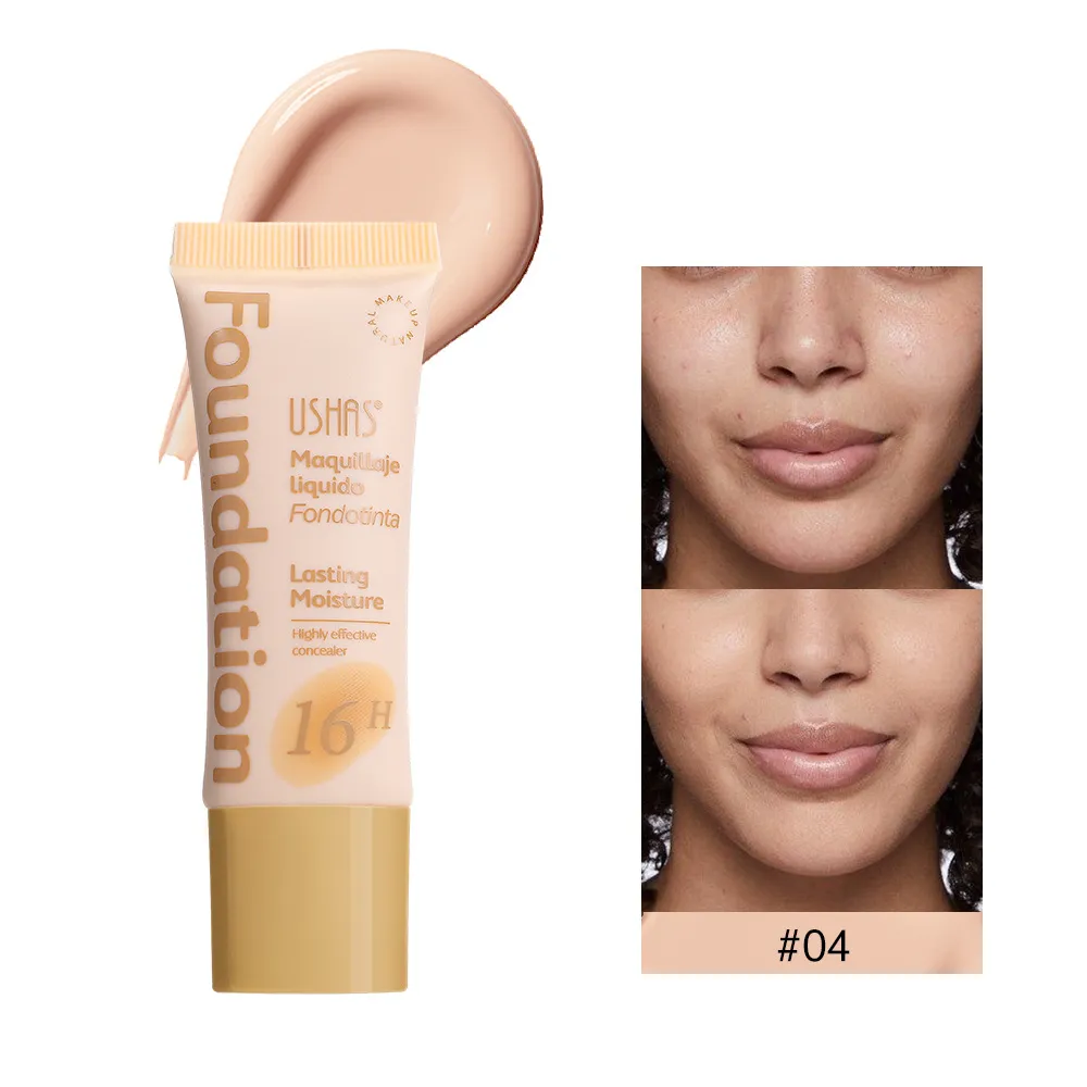 Full Coverage Concealer Foundation for Dark Circles & Acne UC100 - USHAS 12 ushas concealer foundation cover dark circles acne scars waterproof non fading uc100 SPU948119756366 10191