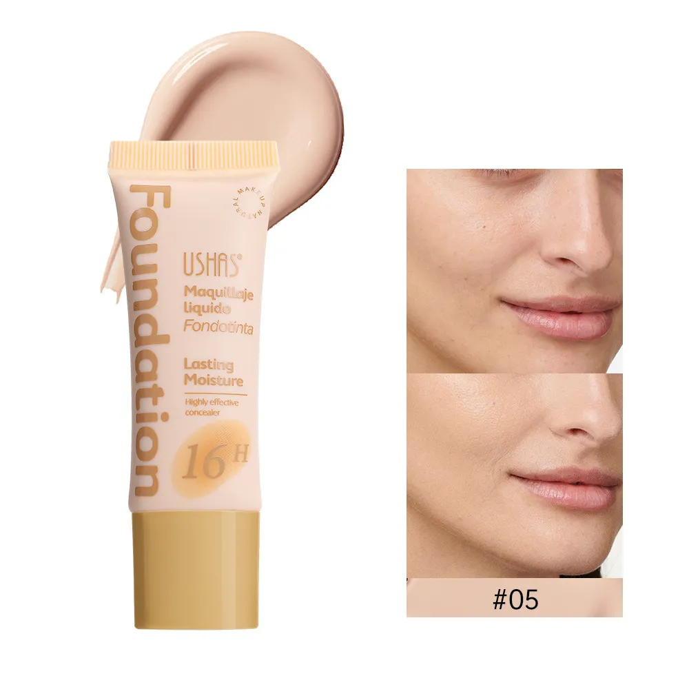 Full Coverage Concealer Foundation for Dark Circles & Acne UC100 - USHAS 13 ushas concealer foundation cover dark circles acne scars waterproof non fading uc100 SPU948119756366 10192