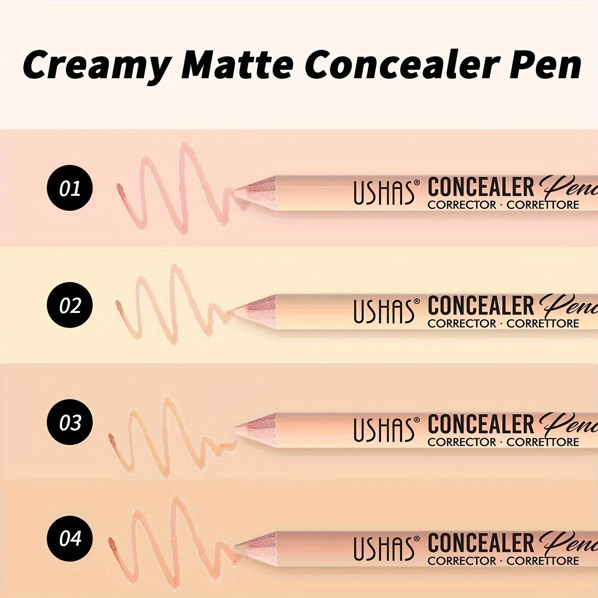 Moisturizing Concealer Pen Long-Lasting Acne Cover P1035 USHAS 2 ushas concealer long lasting cover acne brighten skin moisturizing concealer pen p1035 SPU768923943760 2087
