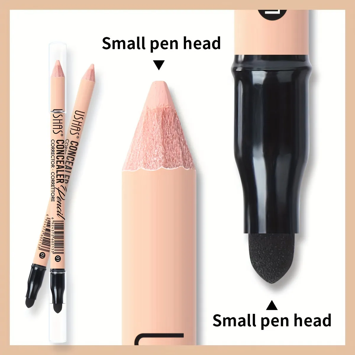 Moisturizing Concealer Pen Long-Lasting Acne Cover P1035 USHAS 5 ushas concealer long lasting cover acne brighten skin moisturizing concealer pen p1035 SPU768923943760 2090