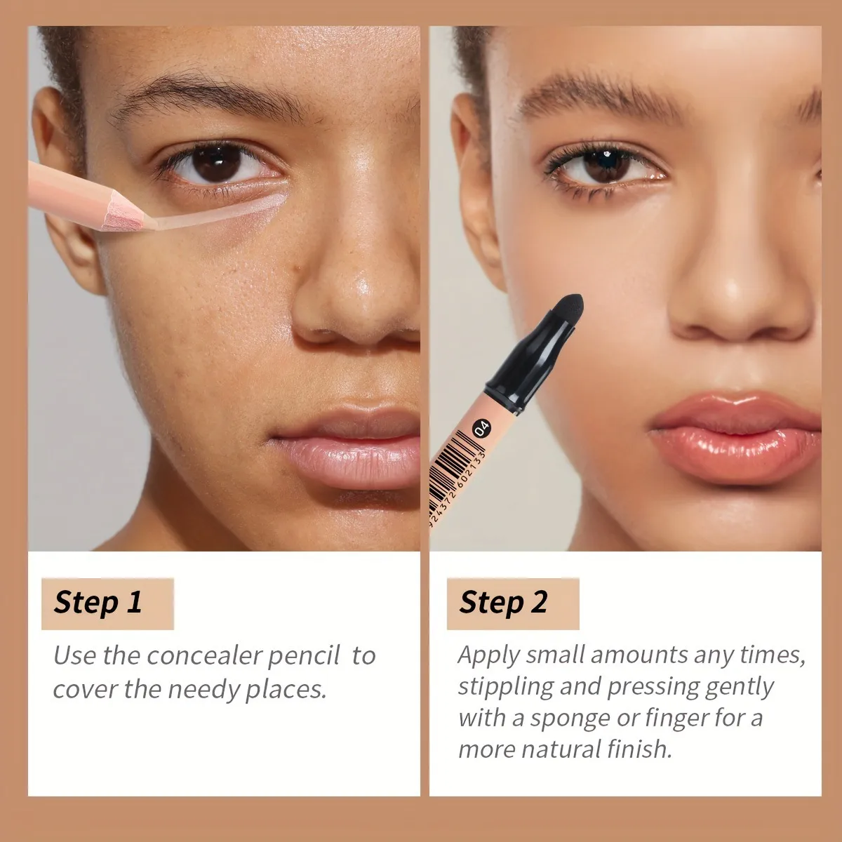 Moisturizing Concealer Pen Long-Lasting Acne Cover P1035 USHAS 6 ushas concealer long lasting cover acne brighten skin moisturizing concealer pen p1035 SPU768923943760 2091