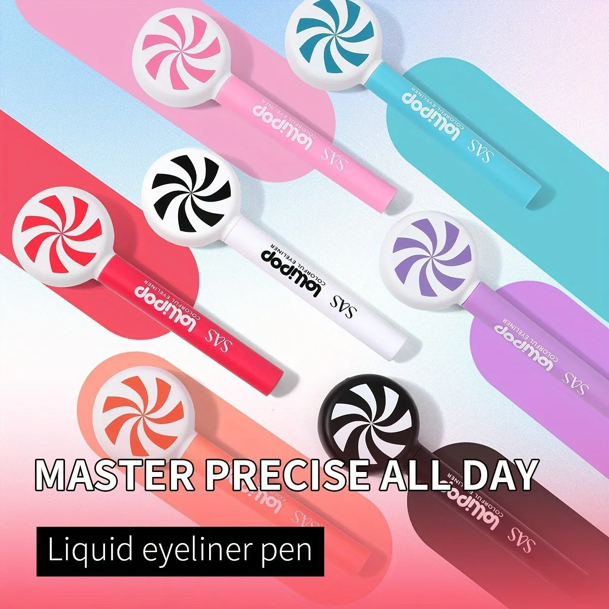 Waterproof Matte Eyeliner Pen Smudge-Proof Quick Dry SAC011 USHAS 8 ushas eyeliner pen waterproof oil proof quick dry smudge proof matte eyeliner sac011 SPU820188157427 4360