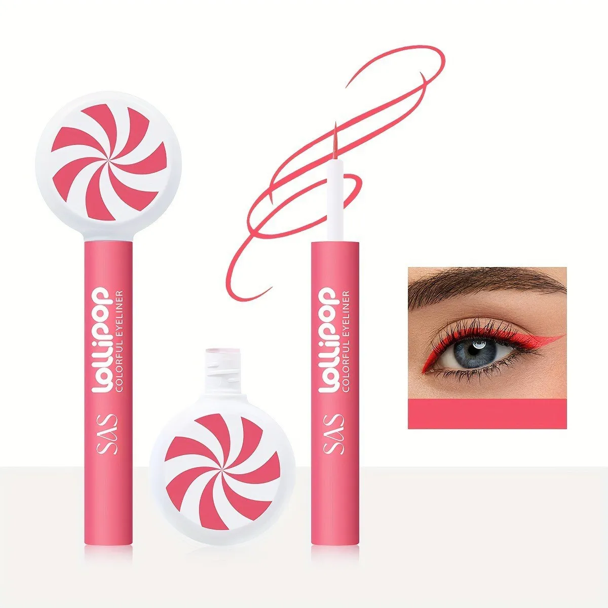 Waterproof Matte Eyeliner Pen Smudge-Proof Quick Dry SAC011 USHAS 14 ushas eyeliner pen waterproof oil proof quick dry smudge proof matte eyeliner sac011 SPU820188157427 4366