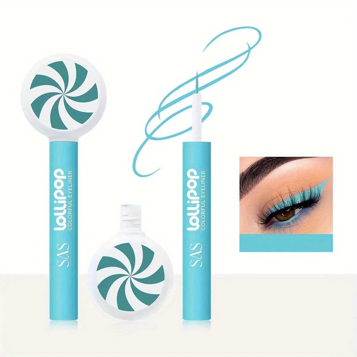 Waterproof Matte Eyeliner Pen Smudge-Proof Quick Dry SAC011 USHAS 15 ushas eyeliner pen waterproof oil proof quick dry smudge proof matte eyeliner sac011 SPU820188157427 4367