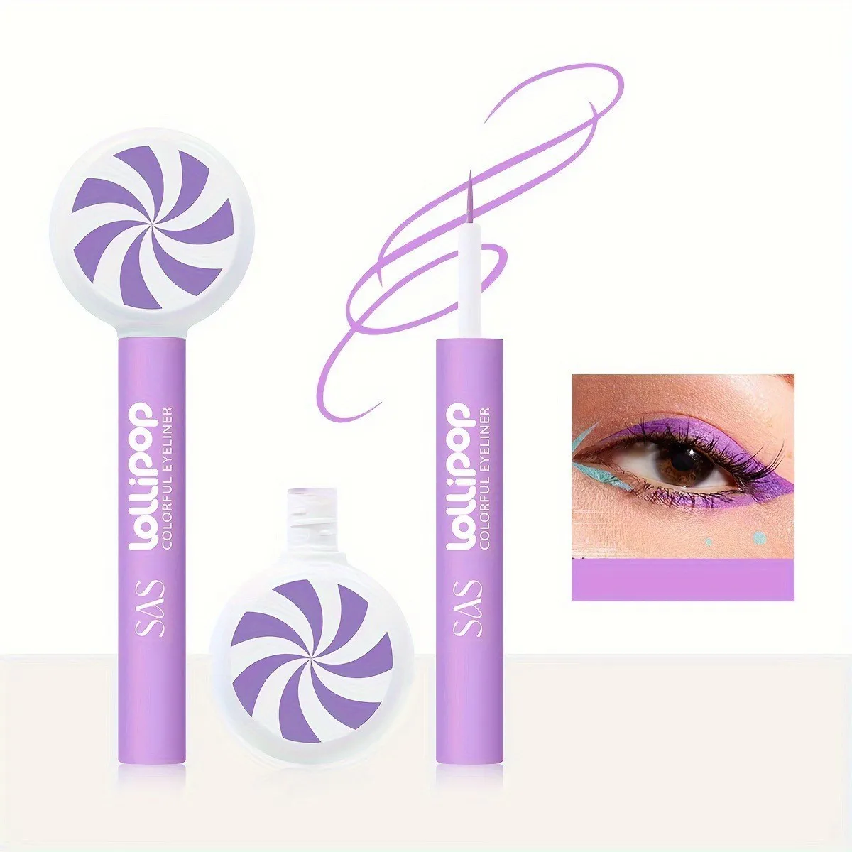 Waterproof Matte Eyeliner Pen Smudge-Proof Quick Dry SAC011 USHAS 16 ushas eyeliner pen waterproof oil proof quick dry smudge proof matte eyeliner sac011 SPU820188157427 4368