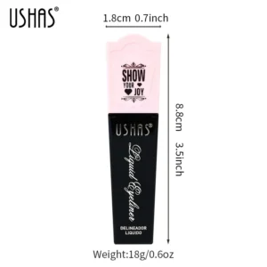 USHAS Waterproof Liquid Eyeliner Pen Long-Lasting & Quick Dry