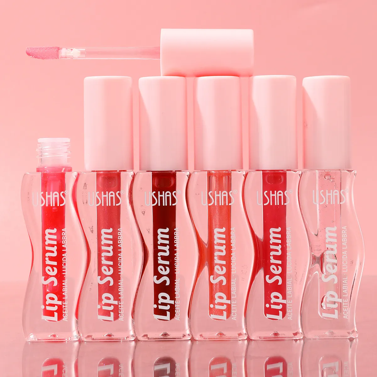 Long-Lasting Lip Gloss Non-Sticky Pigmented UC149 USHAS 12 ushas lip gloss non fading non sticky lipstick lip stain long lasting pigmented uc149 SPU946975782655 9760