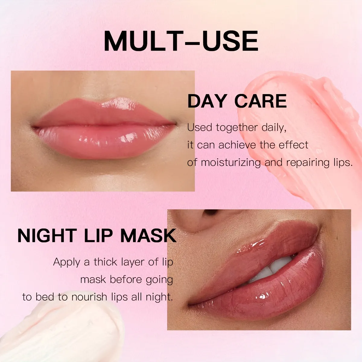 Hydrating Lip Jelly Balm for Moisturizing Lip Care LP2344 USHAS 4 ushas lip jelly lip balm hydrating lip gloss lip care moisturizing lips lp2344 SPU798898899781 2871