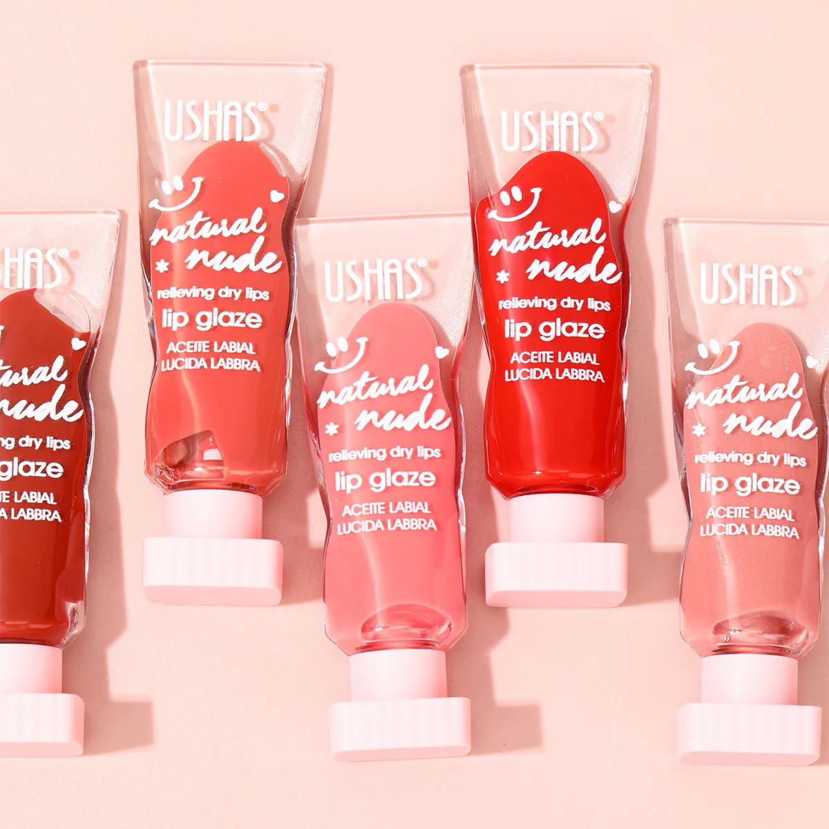 USHAS Lip Stain Moisturizing Long-Lasting Lip Gloss ULG004 8 ushas lip stain moisturizing hydrating long lasting brightening lip balm lip gloss ulg004 SPU968371168268 10751