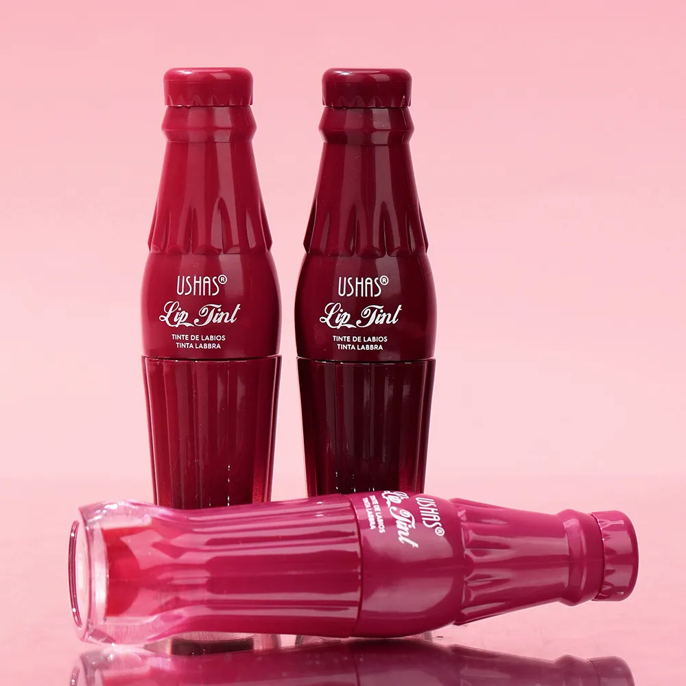 Smudge-Proof Lip Stain Waterproof Non-Fading Lip Gloss UC139 USHAS 5 ushas lipstick smudge proof lip stain waterproof non fading lip gloss uc139 SPU946523491350 9527
