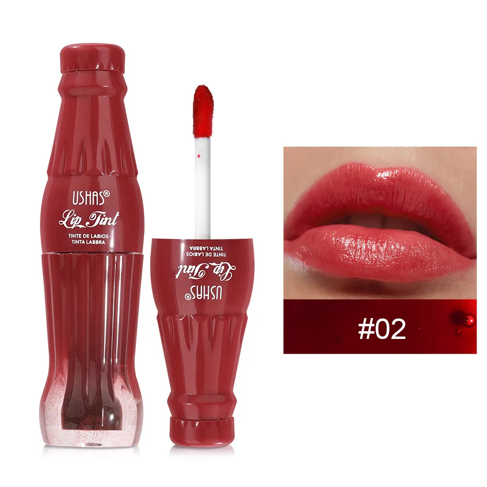 Smudge-Proof Lip Stain Waterproof Non-Fading Lip Gloss UC139 USHAS 9 ushas lipstick smudge proof lip stain waterproof non fading lip gloss uc139 SPU946523491350 9531