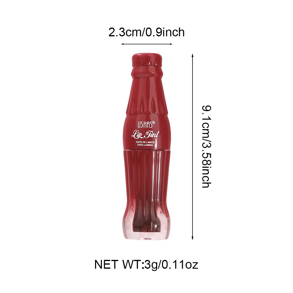 Smudge-Proof Lip Stain Waterproof Non-Fading Lip Gloss UC139 USHAS 11 ushas lipstick smudge proof lip stain waterproof non fading lip gloss uc139 SPU946523491350 9533