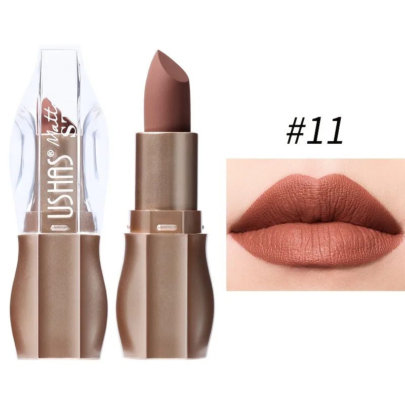 Long-Lasting Moisturizing Smudge-Proof Lipstick LP2286 - USHAS 11 ushas long lasting moisturizing smudge proof lipstick lp2286 SPU909334874667 7230
