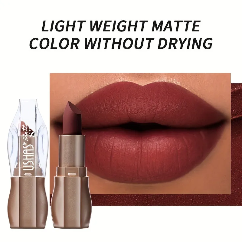 Long-Lasting Moisturizing Smudge-Proof Lipstick LP2286 - USHAS 14 ushas long lasting moisturizing smudge proof lipstick lp2286 SPU909334874667 7233
