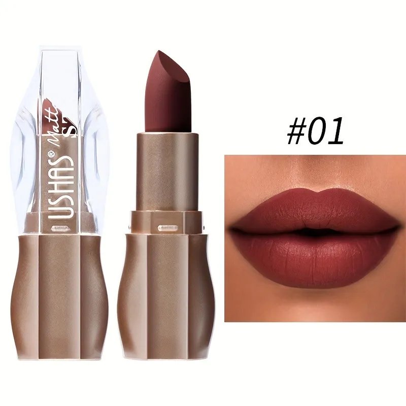 Long-Lasting Moisturizing Smudge-Proof Lipstick LP2286 - USHAS 19 ushas long lasting moisturizing smudge proof lipstick lp2286 SPU909334874667 7238