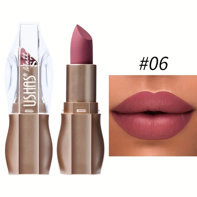 Long-Lasting Moisturizing Smudge-Proof Lipstick LP2286 - USHAS 24 ushas long lasting moisturizing smudge proof lipstick lp2286 SPU909334874667 7243