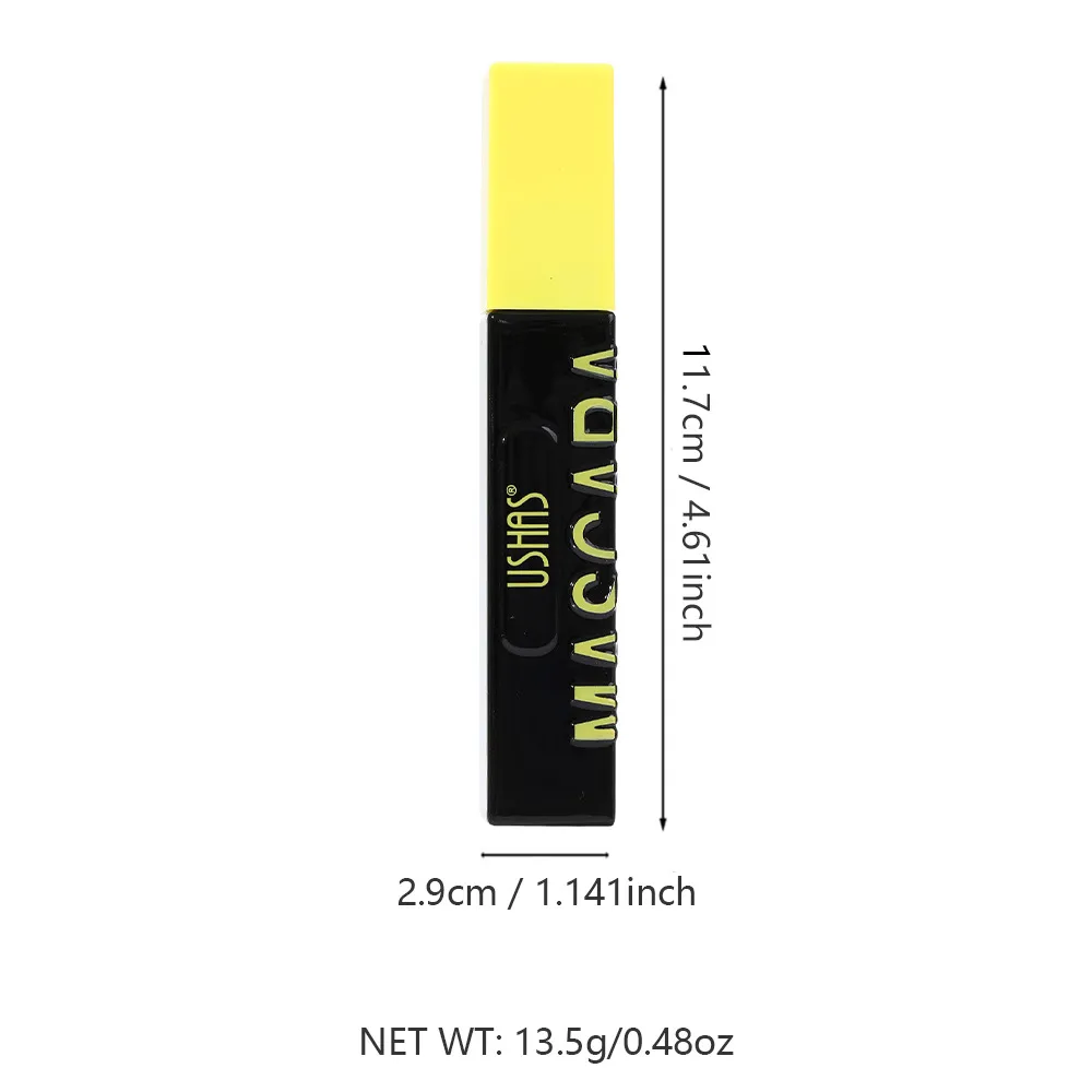 Volumizing Smudge-Proof Mascara for Lengthening UC035 - USHAS 7 ushas mascara volumizing lengthening natural 6 color smudge proof mascara uc035 SPU957943411134 10329