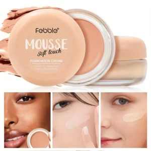 Mousse Foundation Cream Waterproof Long-Lasting Concealer FS446A+B USHAS