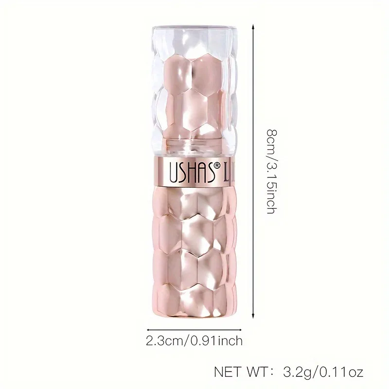 Pearl Shimmer Lipstick Waterproof Long-Lasting UC012A+B USHAS 4 ushas pearl lipstick waterproof smudge proof long lasting moisturizing fine shimmer lipstick uc012a b SPU842210325630 5184