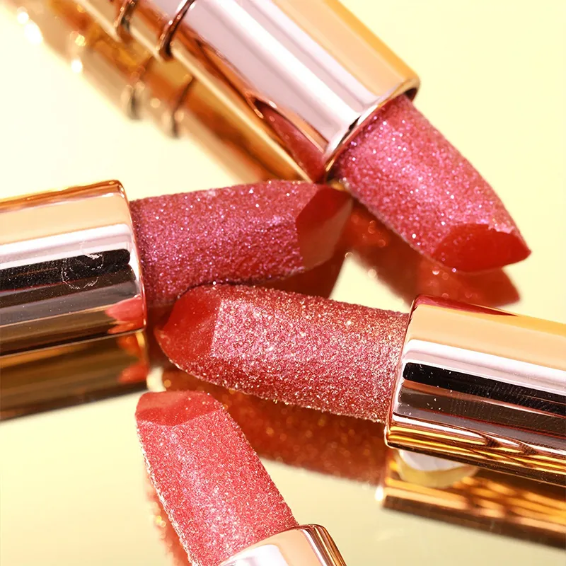 Pearl Shimmer Lipstick Waterproof Long-Lasting UC012A+B USHAS 10 ushas pearl lipstick waterproof smudge proof long lasting moisturizing fine shimmer lipstick uc012a b SPU842210325630 5190