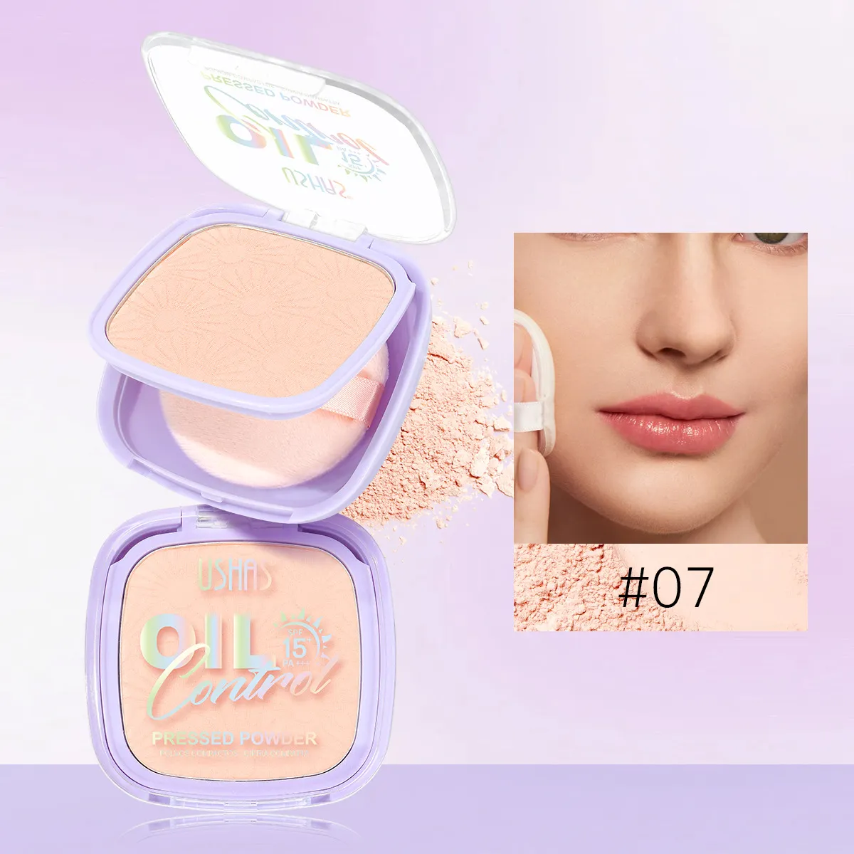 Oil Control Setting Powder & Facial Contour Concealer UF079 - USHAS 7 ushas powder oil control concealer facial contour setting powder uf079 SPU943770438157 9285