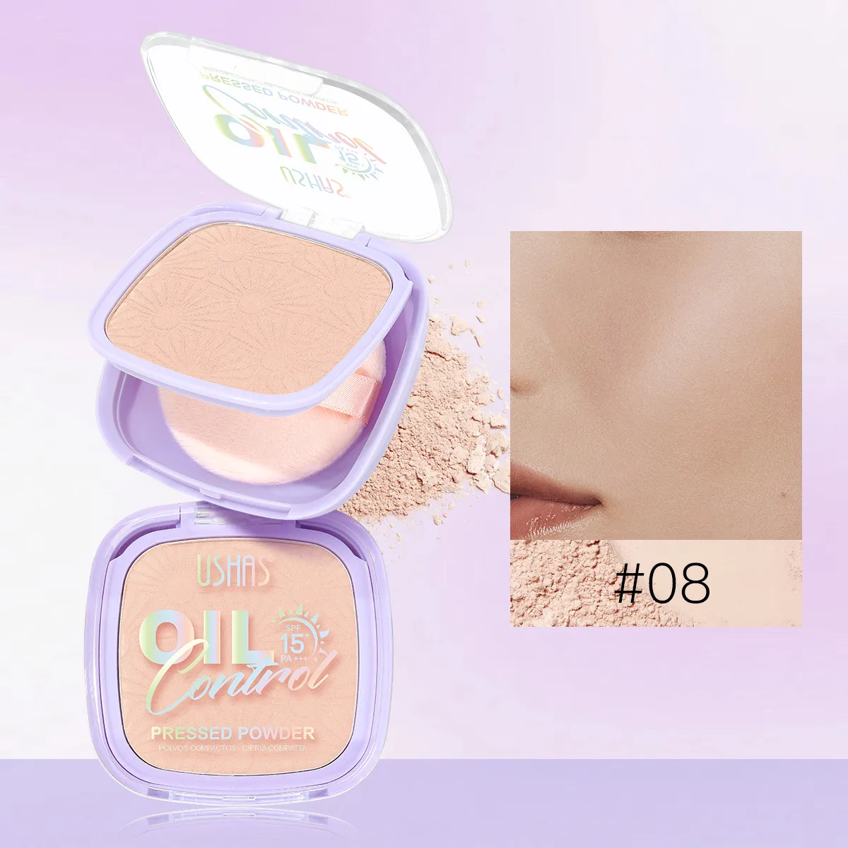 Oil Control Setting Powder & Facial Contour Concealer UF079 - USHAS 8 ushas powder oil control concealer facial contour setting powder uf079 SPU943770438157 9286