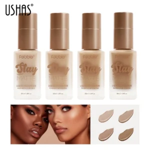 Waterproof Full Coverage Foundation & Concealer Natural Finish - USHAS